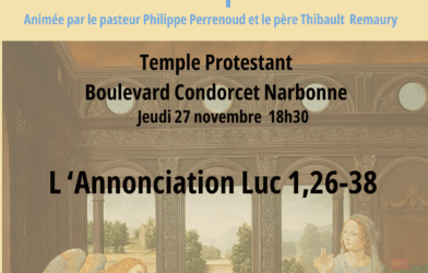 SOIREE OEUCUMENIQUE DU 27 NOVEMBRE