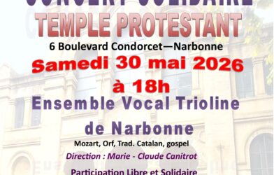 CONCERT SOLIDAIRE DE « TRIOLINE » pour: « 100POUR UN TOIT »