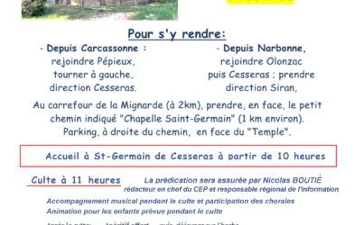 JOURNEE DE L&rsquo;ENSEMBLE     *CARCASSONNE  –    NARBONNE*